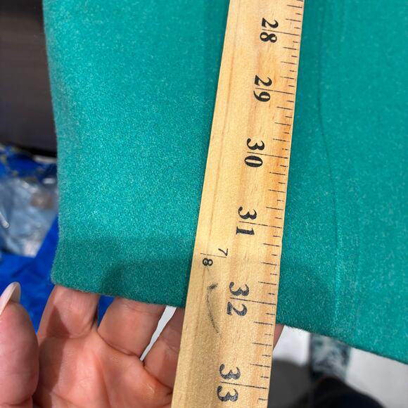 J. Crew Emerald Green Wool Pea Coat Sz 2 - Picture 11 of 11